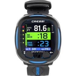 Cressi Da Vinci Dive Computer - Black/Blue