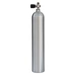 Aluminum 40 Cubic Foot 3000PSI Cylinder Brushed