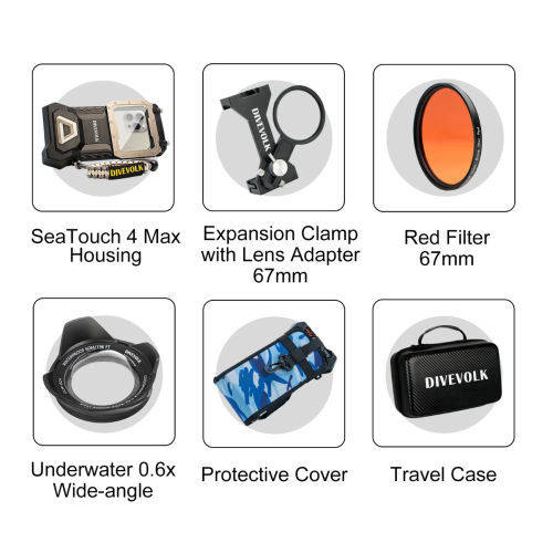 DIVEVOLK SeaTouch 4 Max Plus Ocean Kit