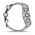 Garmin Descent Mk3 43mm, Stainless Steel with fog grey silicone band