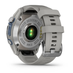 Garmin Descent Mk3 43mm, Stainless Steel with fog grey silicone band
