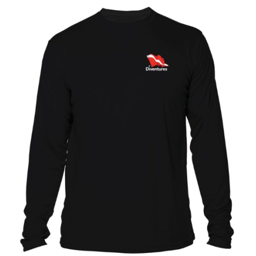 Diventures Dive Flag Long Sleeve Rashguard