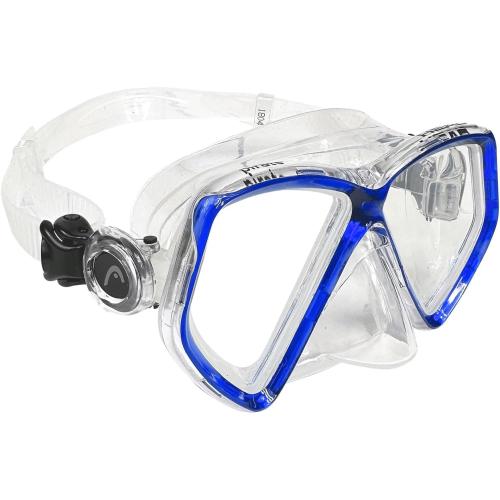 PIRATE SILICONE YOUTH MASK BLUE