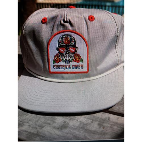 Grateful Diver Sugar Skull Camper Hat