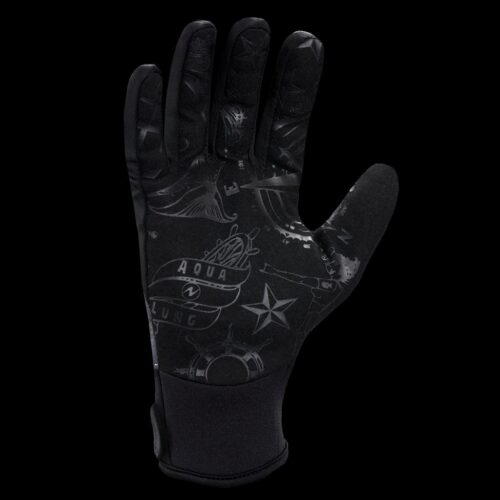 GLOVE,ADMIRAL III DK-GRY/BLKK S
