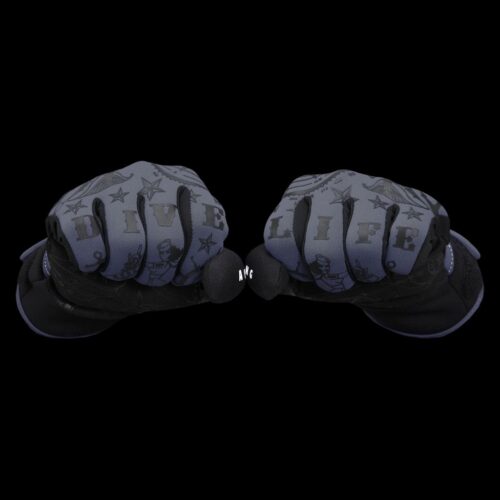 GLOVE,ADMIRAL III DK-GRY/BLKK S