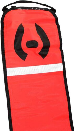 MARKER BUOY, W/ SLING POUCH, ORANGE