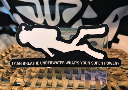 Diver Super Power Sticker