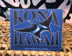 Kona Hawaii Manta Sticker