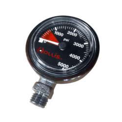 PRESSURE GAUGE MODULE PSI LOW PROFILE BLK-- METAL W/O BOOT
