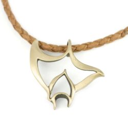 Bronze Manta Necklace