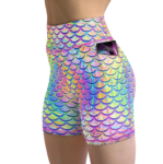 PSYCHEDELIC MERMAID SHORTS
