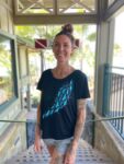 Ladies Dolphin Pod Boxy tee
