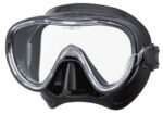 TINA MASK -BLACK/BLACK SILICONE