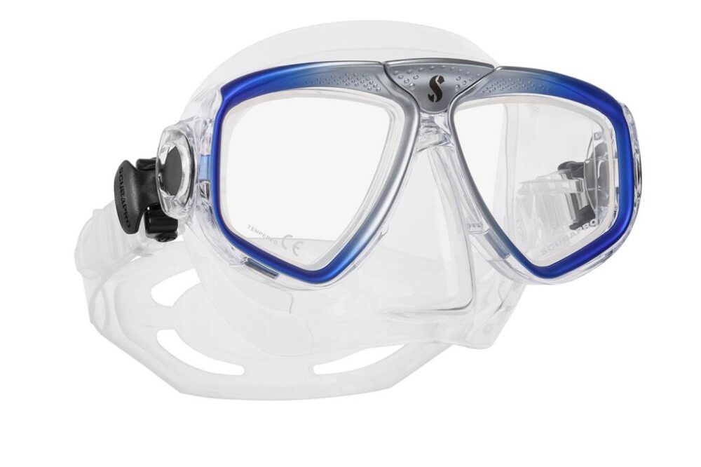 Zoom - Clear Silicone/ Blue Silver