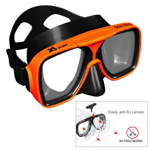 Mask - Metro/Blk Sil/Orange