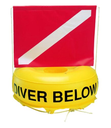 INFLATABLE FLAG\FLOAT COMPLETE 21" X 16" FLAG