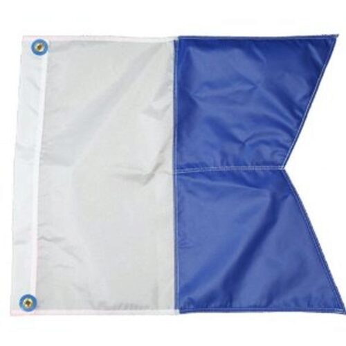 14'' X 18'' ALPHA FLAG - NYLON
