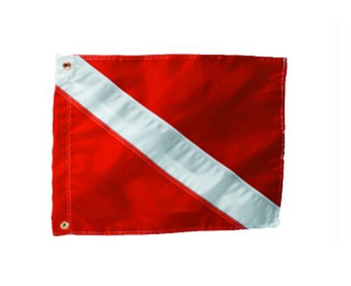 14" X 18" DIVE FLAG - SUNBRELLA HEAVY DUTY