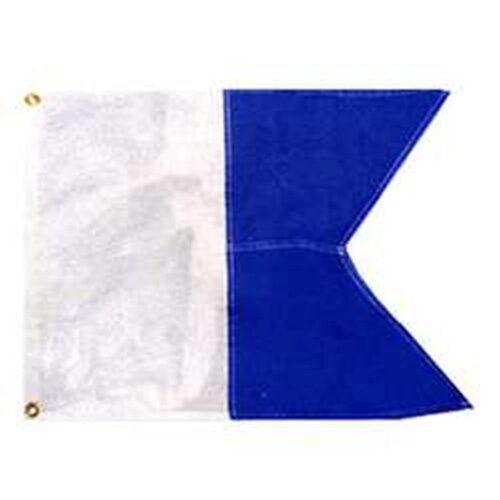 14" X 18" ALHPA FLAG - SUNBRELLA HEAVY DUTY