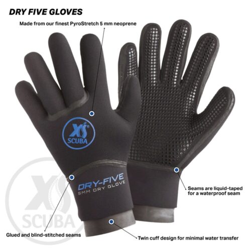5mm Dry-Five Gloves - Medium