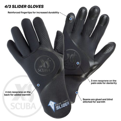 4/3 Slider Gloves - Large
