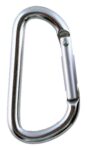 ALUMINUM CARABINER - 3'' LENGTH