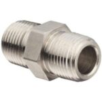 MALE NIPPLE 1/4 MNPT TO 1/4 MNPT - CARBON STEEL