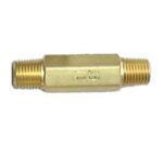 CHECK VALVE 1/4'' MNPT TO 1/4'' MNPT - BRASS - 3000PSI