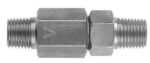 CHECK VALVE 1/4'' MNPT TO 1/4'' MNPT - STAINLESS STEEL - 6000PSI