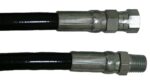 5 FT FILL WHIP HOSE - 1/4 MNPT TO 1/4