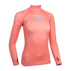 Scubapro T-Flex Ladies Long Sleeve Rash Guard - Coral