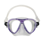 Diamond mask, translucent purple