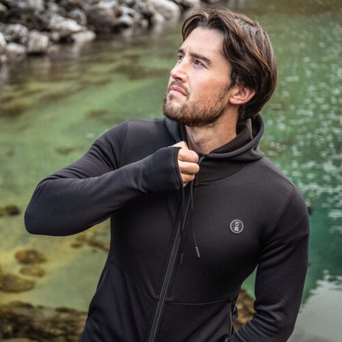 MEN'S XEROTHERM HOODIE BLACK XXXL