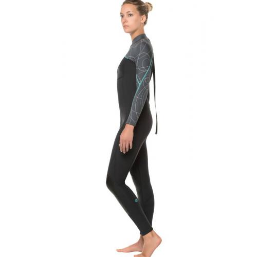 7mm Elate Full Womens, Grey - 10+