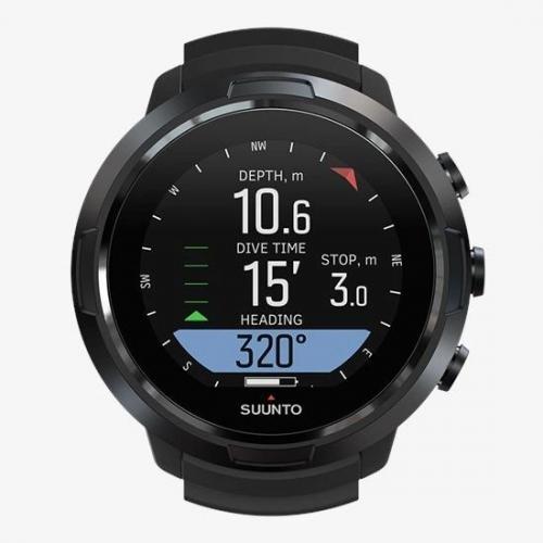 SUUNTO D5 ALL BLACK WITH USB CABLE & POD PKG