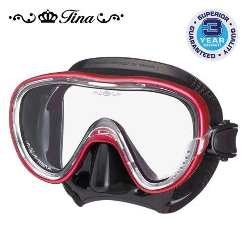 TINA MASK -BLACK/ROSE PINK