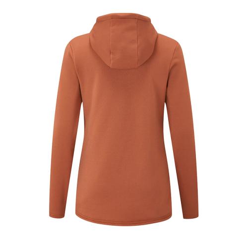 WOMEN'S XEROTHERM HOODIE RUST XSMALL