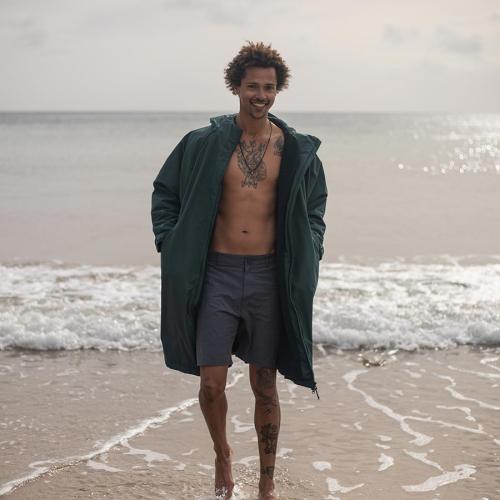 TIDAL ROBE GREEN XSMALL