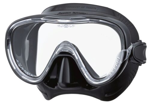 TINA MASK -BLACK/BLACK SILICONE
