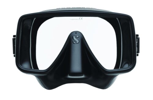 Gorilla Frameless Dive Mask - Matte Black - Matte Black Skirt