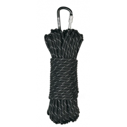 1100 Paracord 50' Black/Reflective