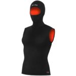 5/3mm Ultrawarmth Hooded Vest Womens, Black, 12