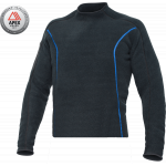 SB SYSTEM Mid Layer Top, Mens, Black - 4XL