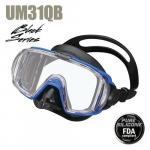 ADULT VISIO TRI-EX MASK - BLACK/METALLIC BLUE