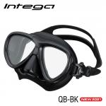 INTEGA MASK - BLACK, BLACK SILICONE