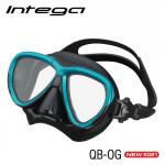 INTEGA MASK - OCEAN GREEN, BLACK SILICONE