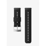 24 ATH3 SILICONE STRAP BLACK/STEEL M  (Non Dive)