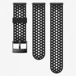 24 ATH1 SILICONE STRAP BLACK/BLACK S+M  (Non Dive)