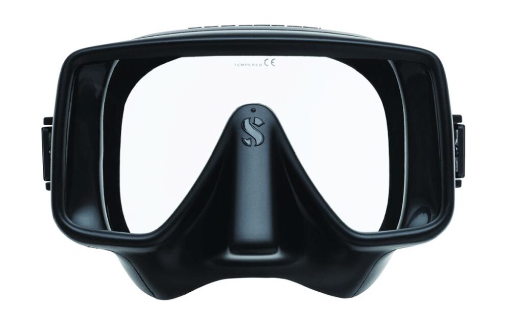 Gorilla Frameless Dive Mask - Matte Black - Matte Black Skirt